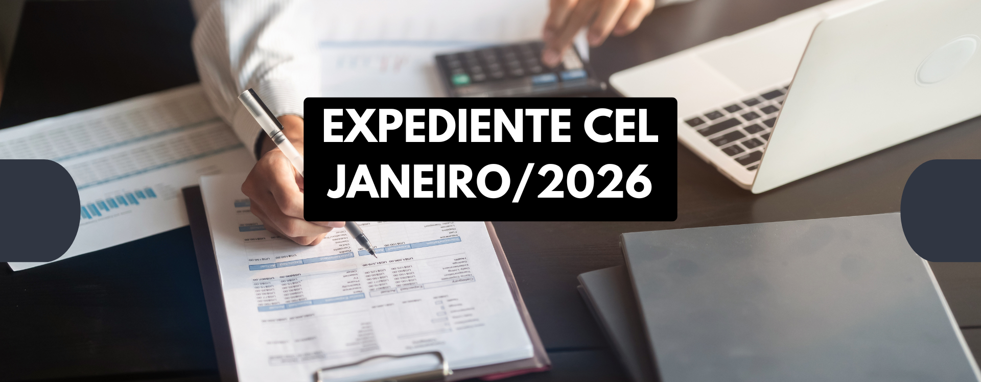 Expediente no CEL em janeiro de 2026